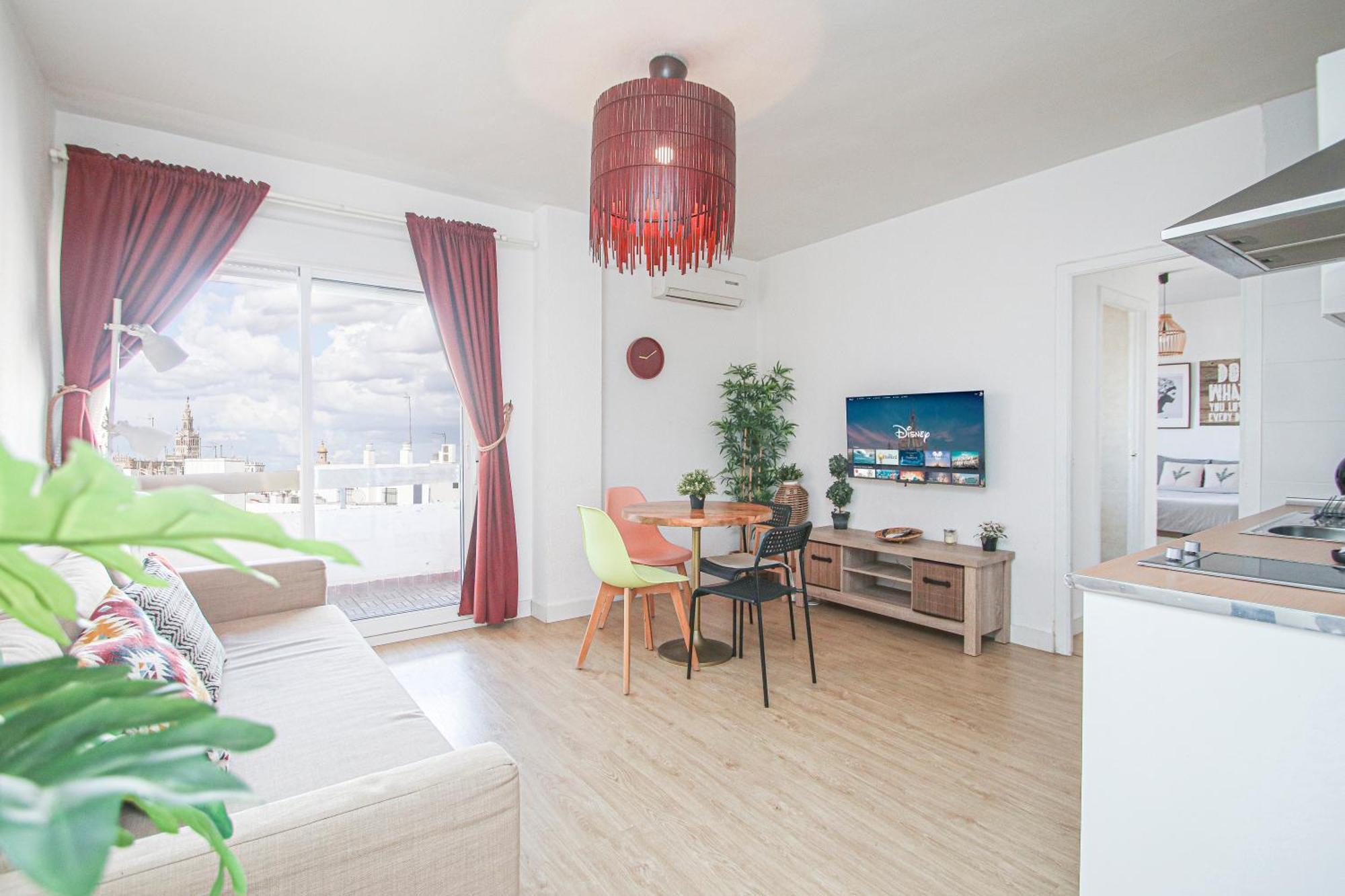 Stunning Apt W Views To Giralda - 15 Minutes Walk Sevilla Exterior foto